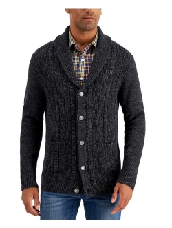 Men's Chunky Shawl Collar Cardigan, Created for Macy's