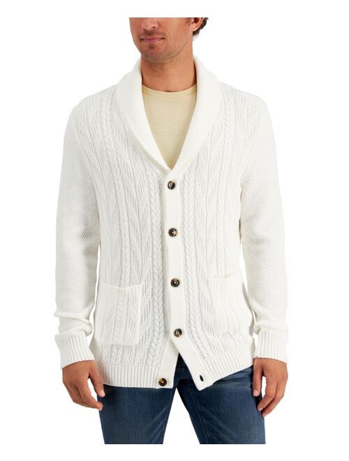 Club Room Men's Chunky Shawl Collar Cardigan, Created for Macy's