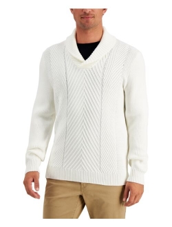 Men's Chunky Shawl Neck Sweater, Created for Macy's