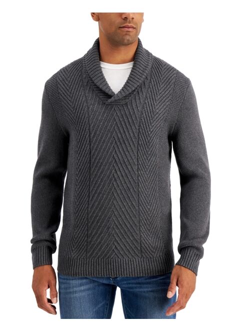 Club Room Men's Chunky Shawl Neck Sweater, Created for Macy's