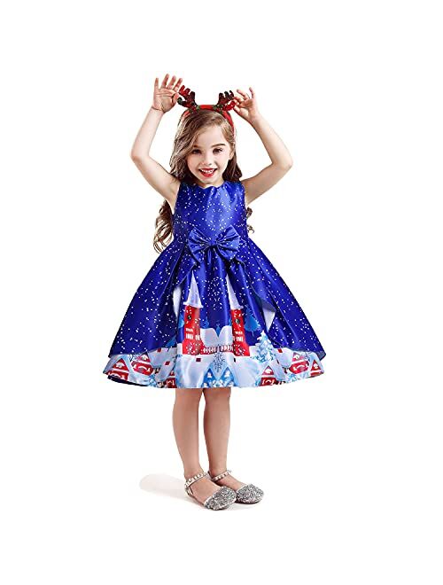 TTYAOVO Girls Lace Embroidered Dress Princess Birthday Party Wedding Gown