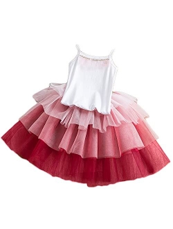 TTYAOVO Little Girls Casual Holiday Dress Outfits Sets