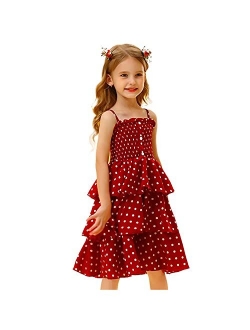 TTYAOVO Girls Embroidered Lace Sleeveless Tulle Flower Princess Party Dresses Back Bow