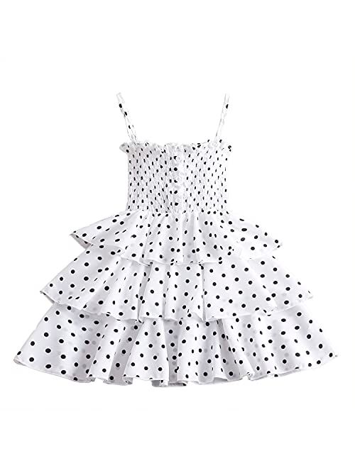 TTYAOVO Girls Embroidered Lace Sleeveless Tulle Flower Princess Party Dresses Back Bow