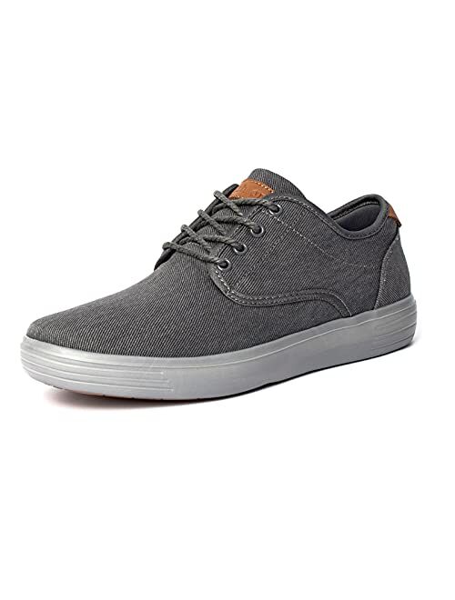 TIOSEBON Men's Canvas Fashion Sneakers-Casual Walking Shoes