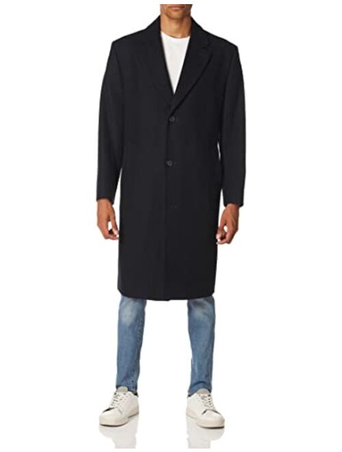 LONDON FOG mens Signature Wool Blend Top Coat