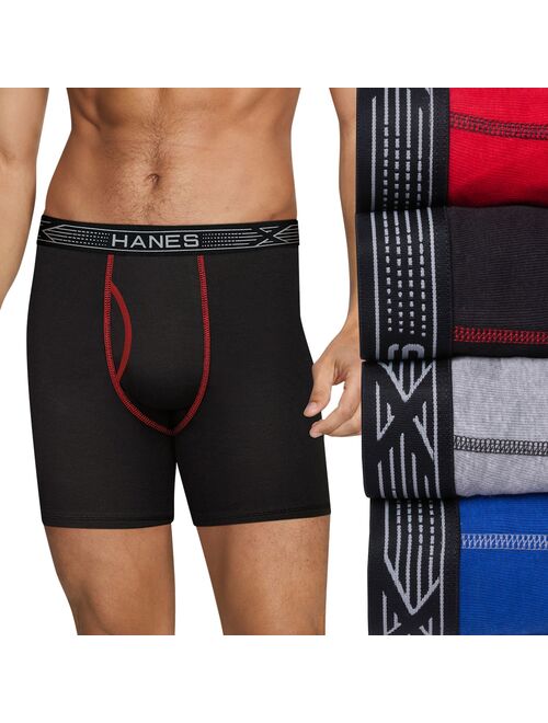 Men's Hanes® 4-pack Sport X-Temp Comfort Boxer Briefs