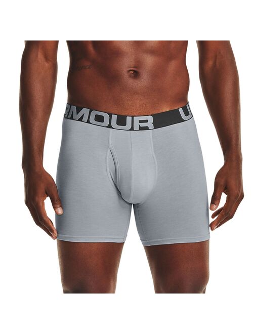 Men's Under Armour 3-pack Charged Cotton® Stretch 6-inch Boxerjock® Boxer Briefs