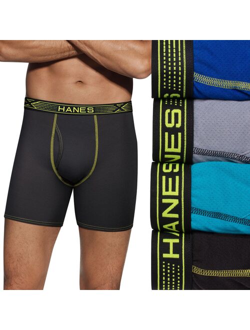 Men's Hanes Ultimate® 4-pack X-Temp Breathable Mesh Boxer Briefs