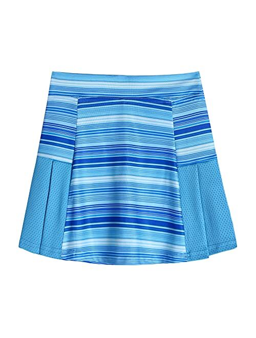 Arshiner Girl's Sport Skirts with Shorts Athletic Pleated Skort Colorful Performance Skorts