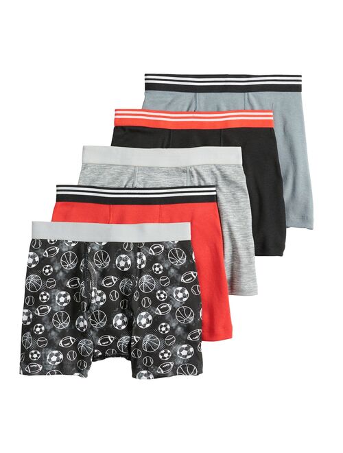 Boys 4-20 Tek Gear® 5-Pack Boxer Briefs