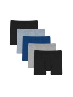 Boys Hanes Ultimate 5-Pack Comfort Cotton Boxer Briefs