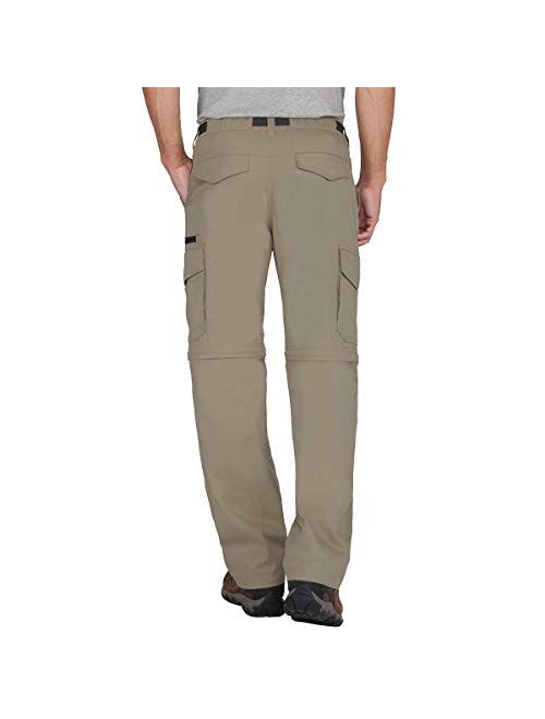 BC Clothing Mens Lightweight Convertible Stretch Cargo Pants & Shorts