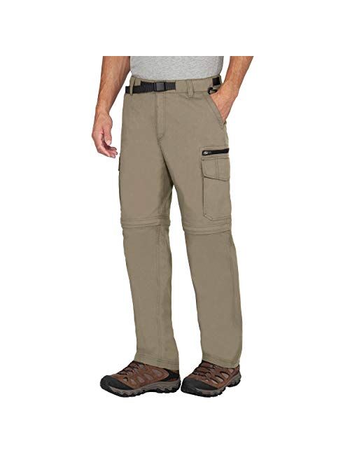 BC Clothing Mens Lightweight Convertible Stretch Cargo Pants & Shorts