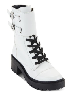 Women's Bart Lace-Up Buckled Lug Sole Booties