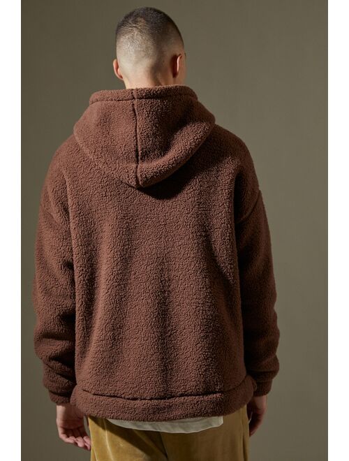 Urban outfitters Cozy Sherpa Oversized Hoodie Sweatshirt