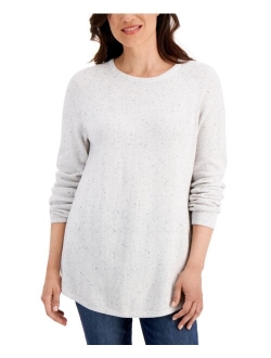 Karen Scott Nep Curved-Hem Sweater, Created for Macy's