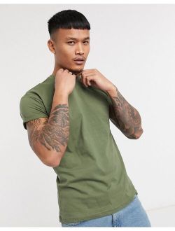 Join Life muscle fit T-shirt in khaki