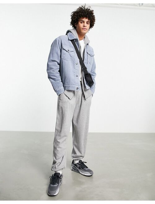 Pull&Bear trucker jacket in blue