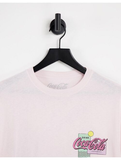 Buy Pull&Bear vintage Coca Cola t-shirt in pink online | Topofstyle