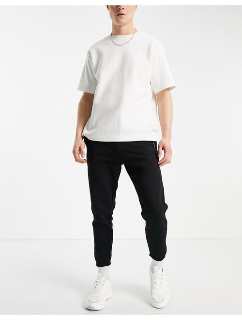 Pull&Bear jogger in black