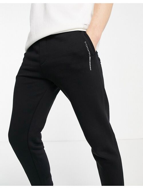 Pull&Bear jogger in black