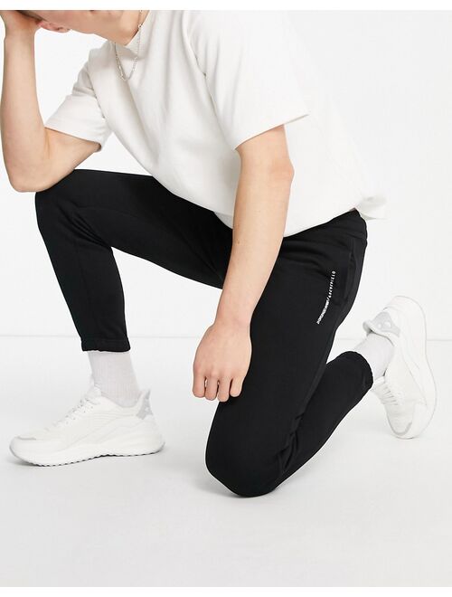 Pull&Bear jogger in black