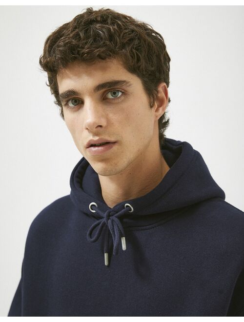 Pull&Bear hoodie in navy