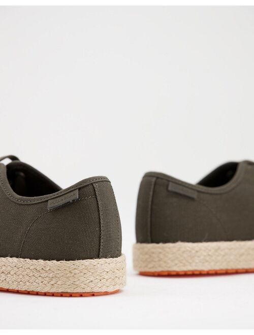 Pull&Bear espadrilles in khaki