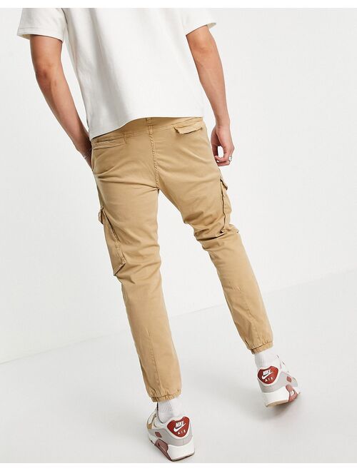 Pull&Bear cargo pants in beige