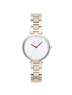 Women's Quartz Watch with Stainless Steel Strap, Silver, 13 (Model: 2200279)