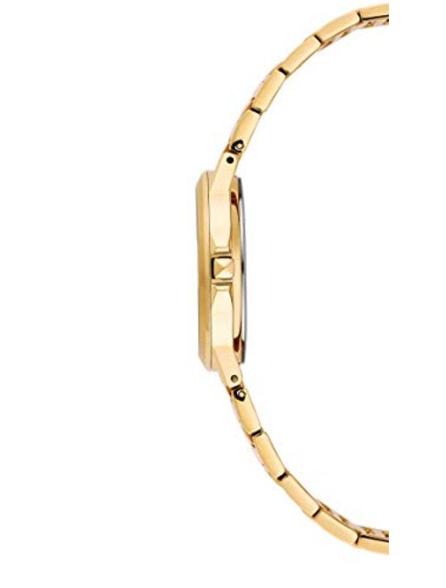 Rebecca Minkoff Women's Quartz Watch with Stainless Steel Strap, Gold, 18 (Model: 2200304)