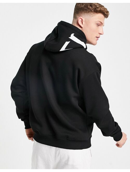 Pull&Bear hoodie with XXXTentacion print in black