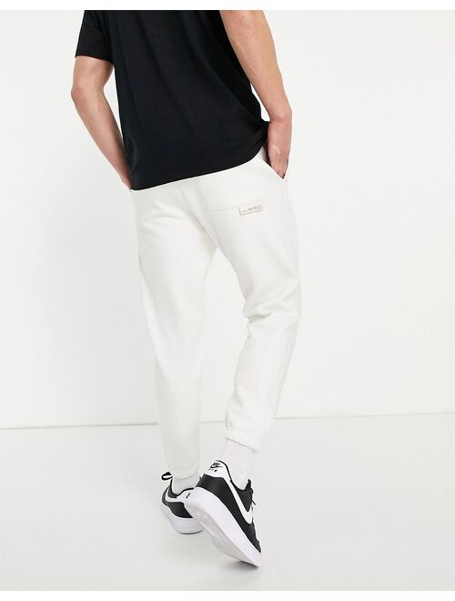 Pull&Bear sweatpants in off white