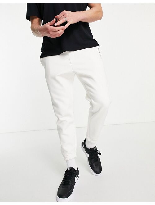 Pull&Bear sweatpants in off white