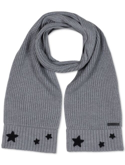 Embroidered Star Scarf