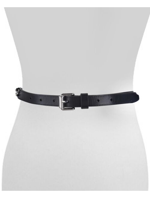 Rebecca Minkoff 20mm Laced Chain Leather Belt