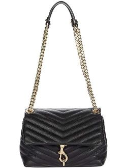 Edie Crossbody Black Leather Bags