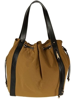 Mab Nylon Leather Tote