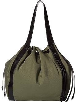 Mab Nylon Leather Tote