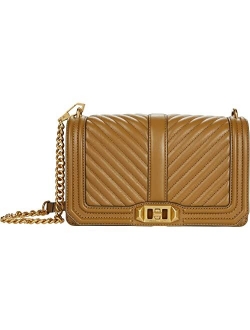 Chevron Quilted Love Crossbody