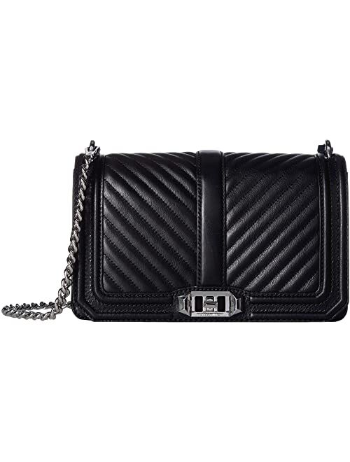 Rebecca Minkoff Chevron Quilted Love Crossbody