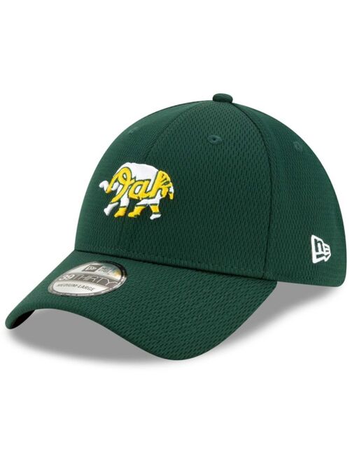 New Era Big Boys Green Oakland Athletics 2021 Batting Practice 39THIRTY Flex Hat