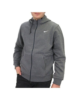 Men's Club Swoosh Full Zip Fleece Hoodie