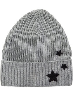 Embroidered Peak Beanie