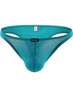 Men's Soft Low Rise Bikini Underwear Sexy Mid Coverage Back Briefs