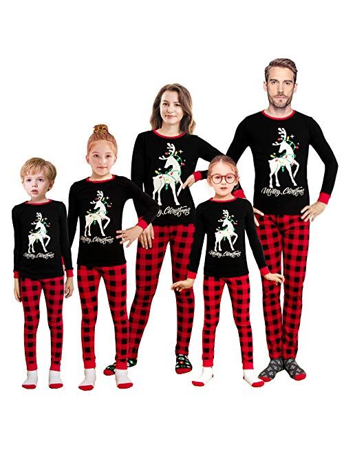 Family Matching Christmas Pajamas Sleepwear Set