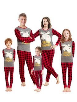 Matching Family Pajamas Christmas Sleepwear Cotton Holiday Pjs