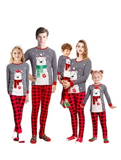 Matching Family Pajamas Christmas Sleepwear Cotton Holiday Pjs