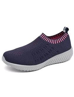 Women's Athletic Walking Shoes Casual Mesh-Comfortable Work Sneakers